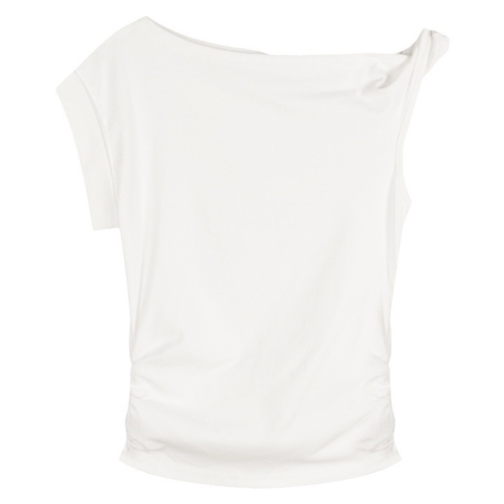 Cotton On Asymmetrical White Blouse